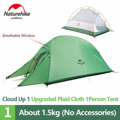 1 2 3 Persons Camping Tent Outdoor 20D Silicone