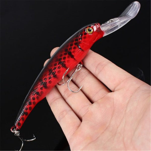 1PCS Hard Plastic Minnow Fishing Lure