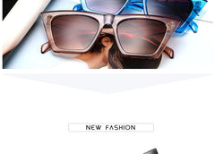 Plastic Vintage Luxury Sunglasses Women