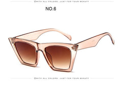 Plastic Vintage Luxury Sunglasses Women