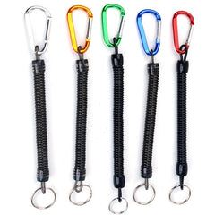 Tactical Retractable Plastic Spring Elastic Rope Security Gear Tool