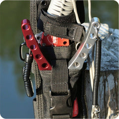 Tactical Retractable Plastic Spring Elastic Rope Security Gear Tool