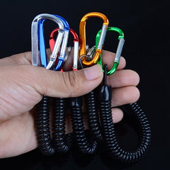 Tactical Retractable Plastic Spring Elastic Rope Security Gear Tool