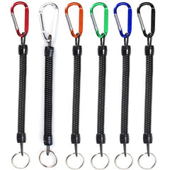 Tactical Retractable Plastic Spring Elastic Rope Security Gear Tool