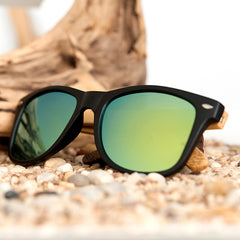 BOBO BIRD Black Square Women Men Sunglasses