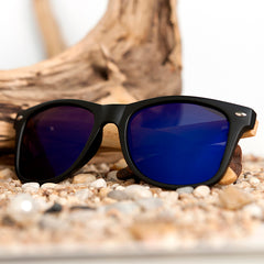 BOBO BIRD Black Square Women Men Sunglasses