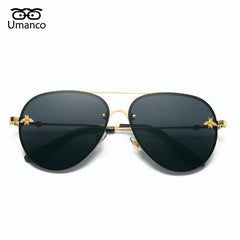 Umanco Retro Gold Frame Bee Sunglasses Women Men Vintage Fashion