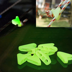 10pcs Reminder Luminous Rope Triangle Plastic Anti-Tip Practical Alert Camping Outdoor Tent