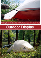 1 2 3 Persons Camping Tent Outdoor 20D Silicone