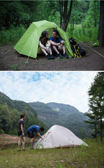 1 2 3 Persons Camping Tent Outdoor 20D Silicone