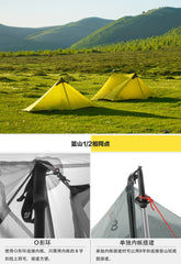 2 Person Oudoor Ultralight Camping Tent