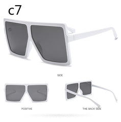 Sunglasses Women Brand Designer Big Frame Square Sunglasses