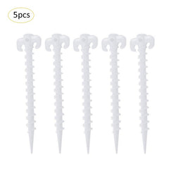 5pcs Luminous Camping Canopy Tent Ground Screw Pegs