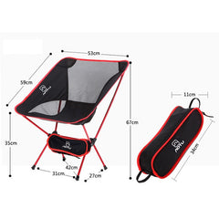 High Load Outdoor Camping Chair Portable