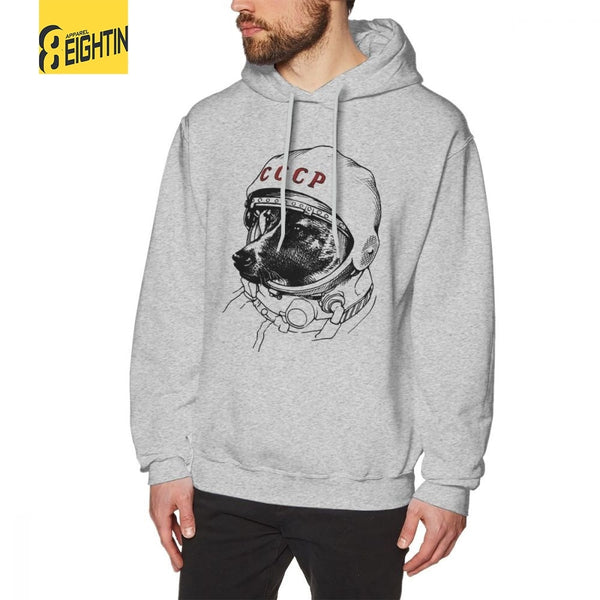 Men's CCCP Sweatshirt Rusia Laika Space Traveler