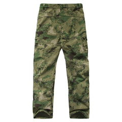 Shark Skin Softshell Tactical Military Camouflage Pants Men