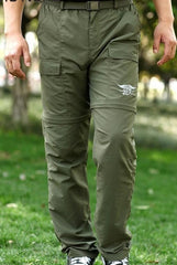 Mens Fast Dry Zip Off Hiking Pants