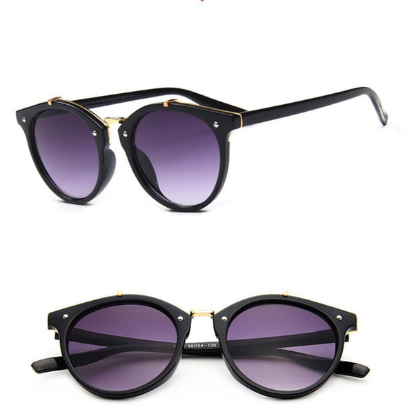 Vintage Rivets Women Sunglasses