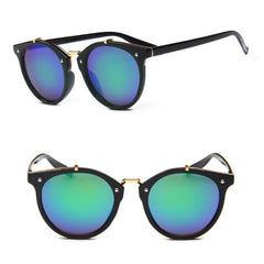 Vintage Rivets Women Sunglasses