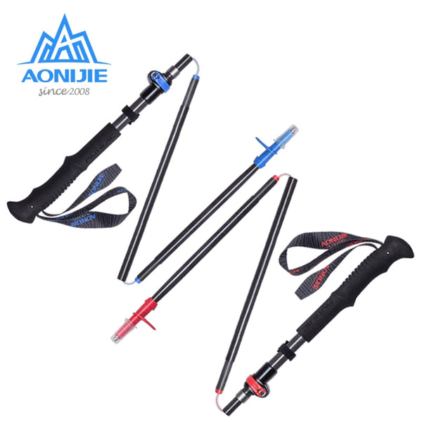 Adjustable Folding Ultralight Carbon Fiber Quick Lock Trekking =