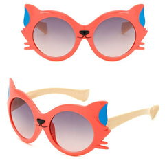 New Cartoon Fox Sunglasses Children Travel Outdoor