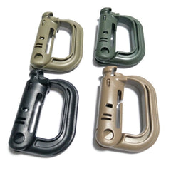 2/pcs Molle Tactical Backpack Shackle Carabiner