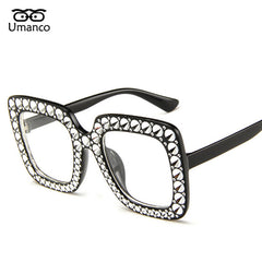 Sunglasses Women Big Square Eyewear Female