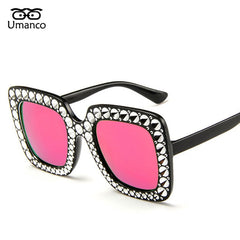 Sunglasses Women Big Square Eyewear Female