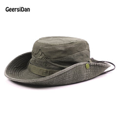 New Cotton Summer Spring men's Bucket Hats