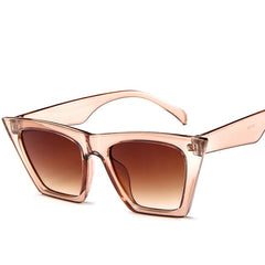 Plastic Vintage Luxury Sunglasses Women