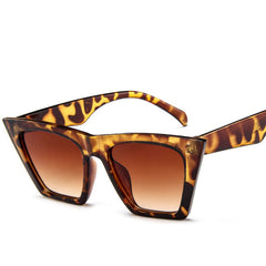 Plastic Vintage Luxury Sunglasses Women