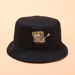 Embroidered fisherman hat tide men